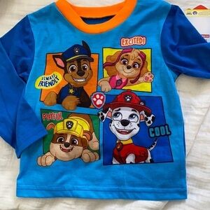 PAW patrol long sleeved shirt. Size 3T.